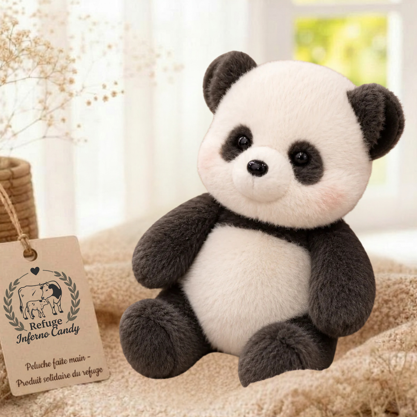 Peluche Panda – Refuge Inferno Candy