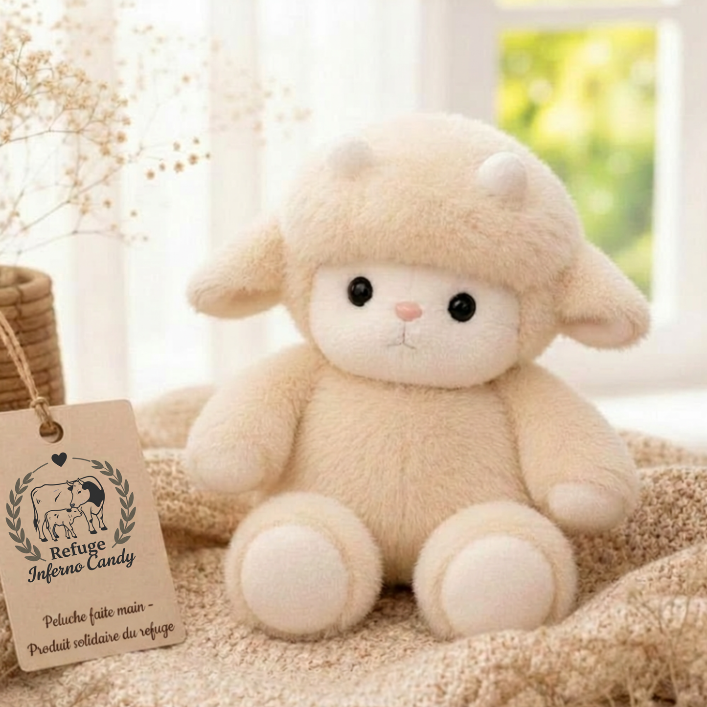 Peluche Agneau – Refuge Inferno Candy