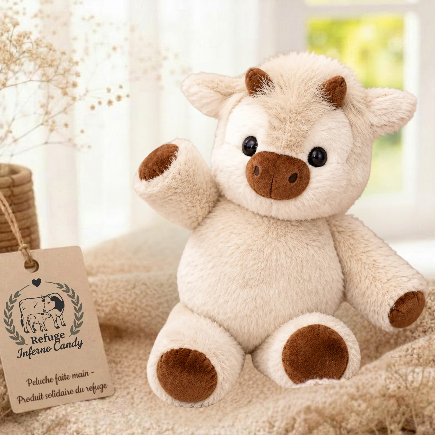 Peluche Vache – Refuge Inferno Candy