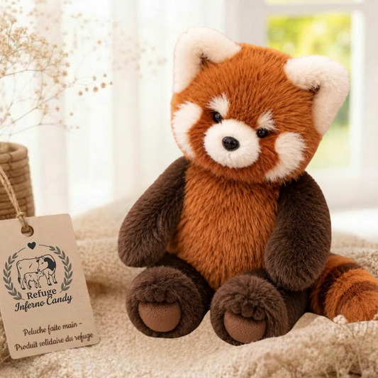 Peluche Panda Roux – Refuge Inferno Candy